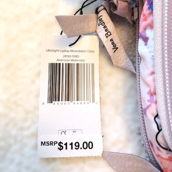 Vera Bradley Ultralight Laptop Workstation Crossbody - NWT - Picture 8 of 8